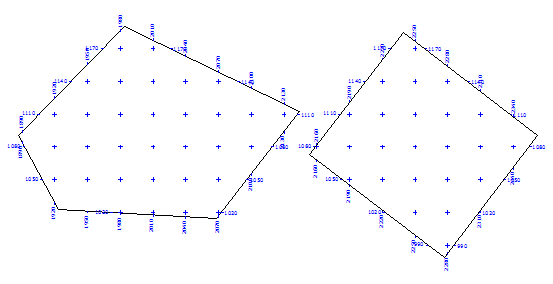 Carroyage polygonal et droit